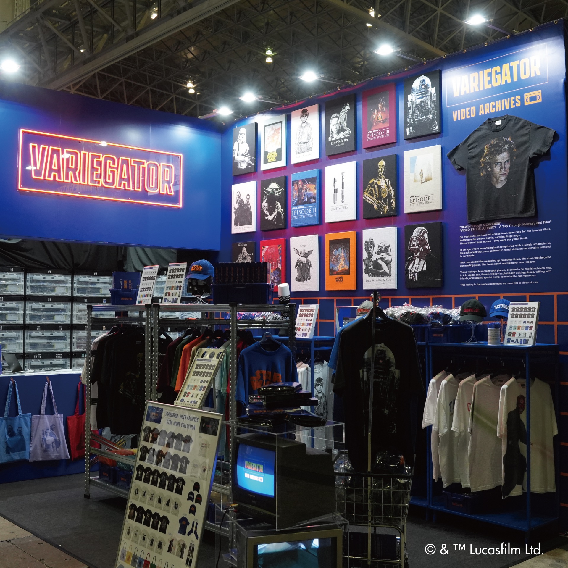 VARIEGATORのPOP UP会場